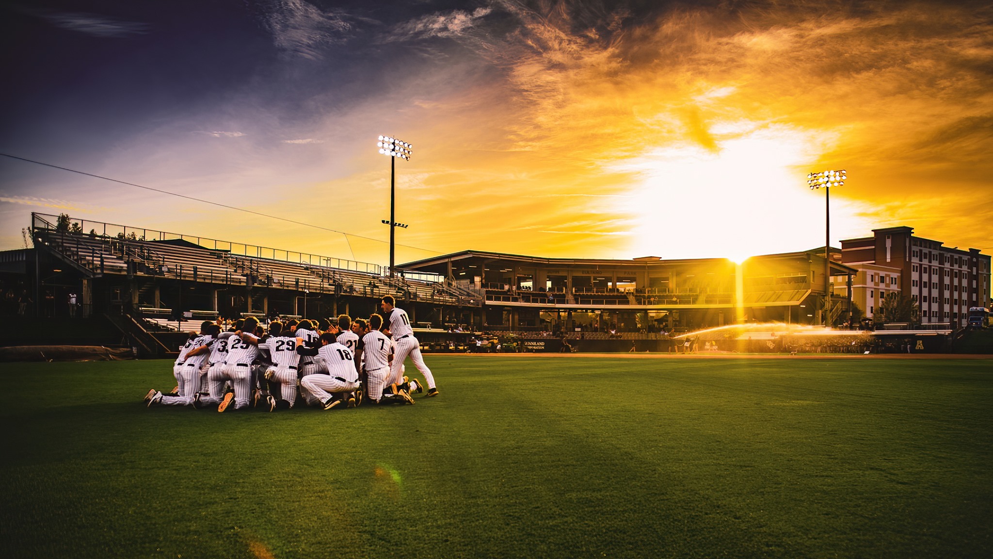 College Baseball sunset